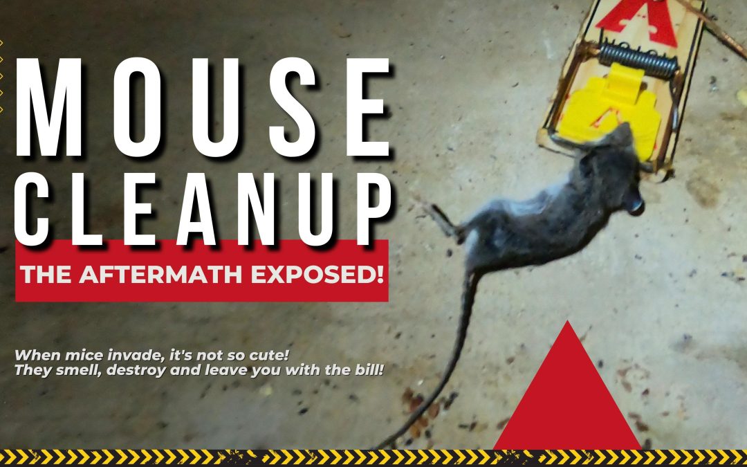 Mouse Poop Cleanup - The AFTERMATH Exposed