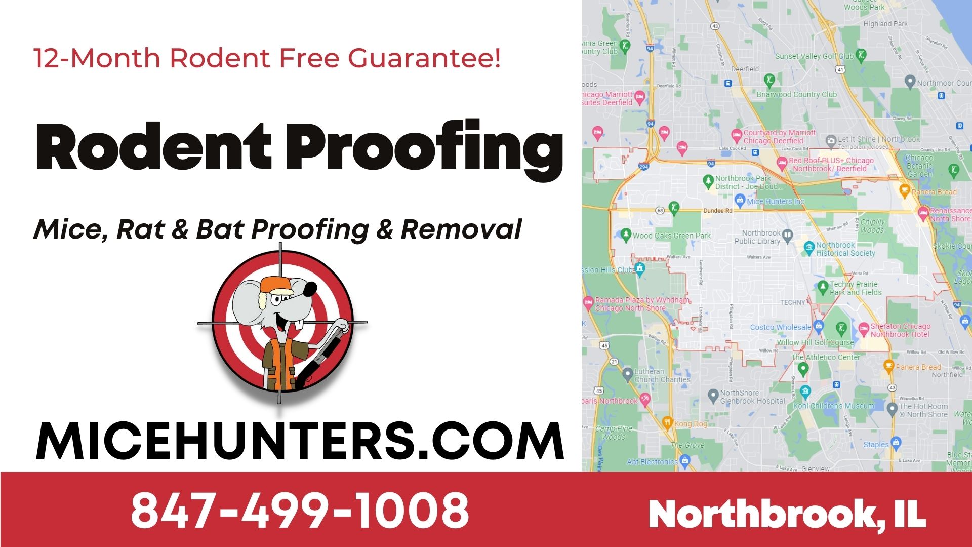 Northbrook Mice - Bat - Rat Removal Proofing Service